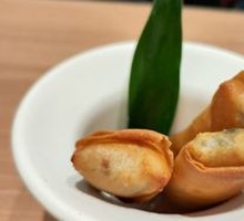 Signature Bamboo Shoot and Yellow Croaker Spring Rolls