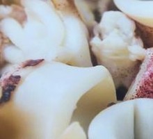Steamed Fresh Squid