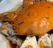 Steamed Soft-Shell Crab with Fermented Pork Bone Oil Vinegar Sauce