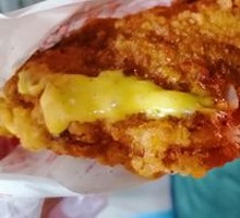 Cheesy Chicken Cutlet with Molten Cheese