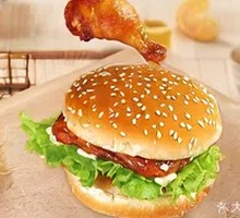 Orleans Grilled Chicken Leg Burger