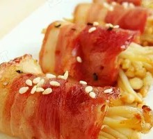 Aluminum-Wrapped Enoki Mushrooms