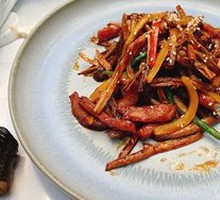 Mushroom Stir-Fried Pork Strips