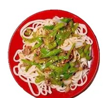 青椒牛肉盖浇面