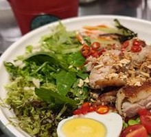 Lemongrass Chicken with Lime Dressing