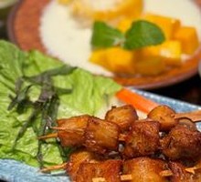 Fried Pork Neck Skewers