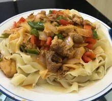 Braised Chicken Noodles