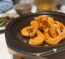 Golden Egg Yolk Baked Shrimp