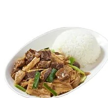 Fried Tofu Skin and Beef Noodle Bowl