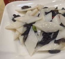 Black Mushroom Stir-Fried with Yam
