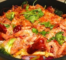 Spicy Stir-Fried Prawns