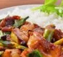 Spicy Pork Stir-fry Rice Bowl