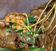 Pork Cutlet and Intestine Stir-fry