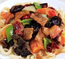 Fried Meat Noodles