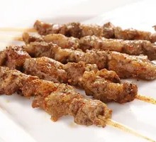 Lamb Skewers on Red Willow Branches