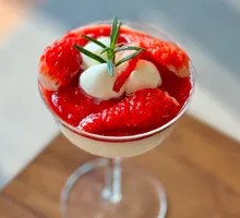 Strawberry Panna Cotta