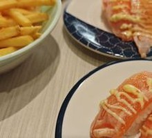 Grilled Caramelized Salmon Sushi