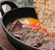 North African Tomato Steak Egg