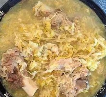 Braised Pork Bones with Sour Cabbage