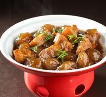 Mountain Starch Meatballs Braised with Bama Fragrant Pork