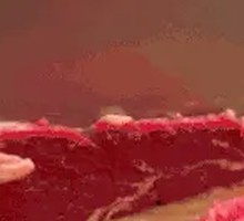 Fresh Lamb Sliced with a Big Knife