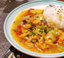 Beef and Potato Rice Bowl