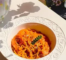 Korean Rose Cream Pasta