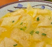 Scallion Pork Skin Soup