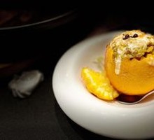 Crab Roe Baked Fresh Orange