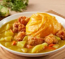 Signature Karaage Chicken Curry Omelette Rice