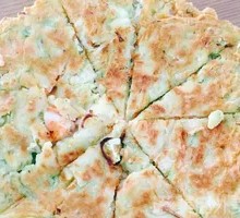 Green Pepper and Egg Pancake