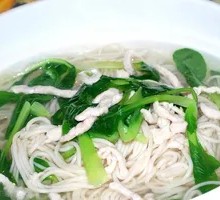 Vegetable and Pork Noodles