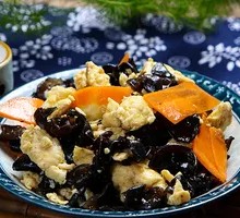 Wood Ear Mushroom and Egg Stir-Fry
