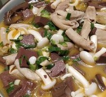 Duck Blood and Intestine
