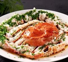 Scallion Oil King Crab