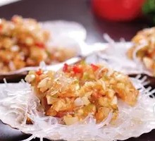 Steamed Scallop with Garlic and Vermicelli