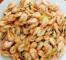 Stir-Fried White Shrimp