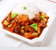 Beef and Potato Rice Bowl