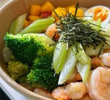 Lemon Shrimp Poke Bowl