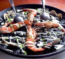 Squid Ink Seafood Rice