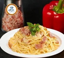 Basil Cream Bacon Pasta