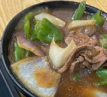 Sauce-Braised Pork Liver Rice