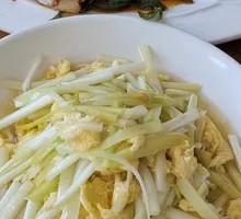 Scallion omelette