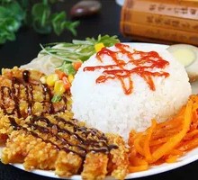 Black Pepper Chicken Rice