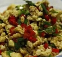 Stir-fried Egg with Chili Peppers