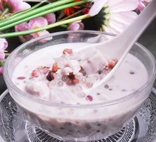 Coconut Milk Red Bean Sago Dessert