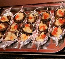 Aluminum Foil Garlic Mushrooms