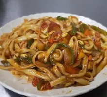 Stir-Fried Knife-Sliced Noodles
