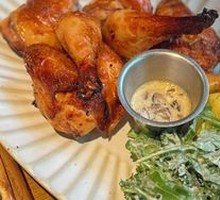 Signature Peachwood-Roasted Spring Chicken