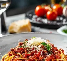 Italian Tomato Meat Sauce Pasta